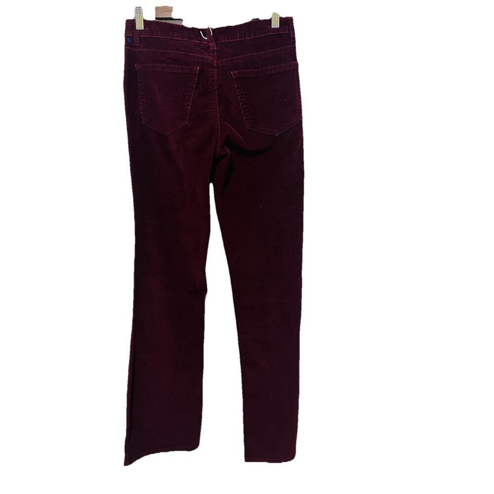 Jones New York Womens Red /Maroon Corduroy Pants With Pockets Size 6‎ Retro Boho - Picture 2 of 6